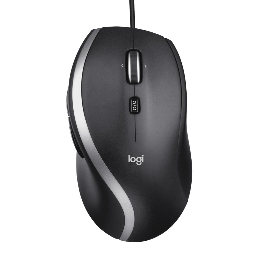 Logitech M500s Advanced | Bekabelde Muis | Rechtshandig | USB-A | 4000 DPI | Zwart/Zilver - Matmuis - Matmuis